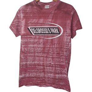 Delgrossos Park Unisex S T Shirt Tie Dye Red Pink Amusement Tipton Pennsylvania